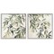 Stupell Industries Olive Branches in Pastel 2pc Framed Giclee Set, design by Mona Grace